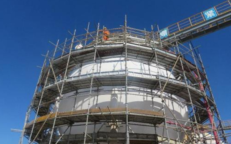 LPG 구형 탱크 절연 용 AG-C 에어로겔 코팅