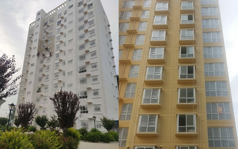 AG-C 에어로겔 코팅은 시안 주거 외관을 업그레이드합니다