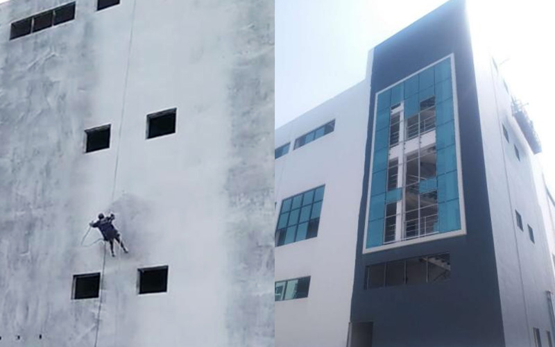 산업용 건물 외관을 위한 일체형 에어로겔 솔루션