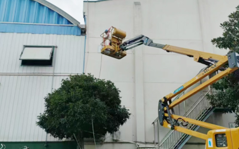 우한 창고 에어로겔 코팅 단열 프로젝트